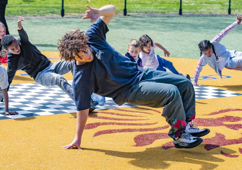 Sport, spel en creativiteit tijdens de Urban Mix Vleuterweide